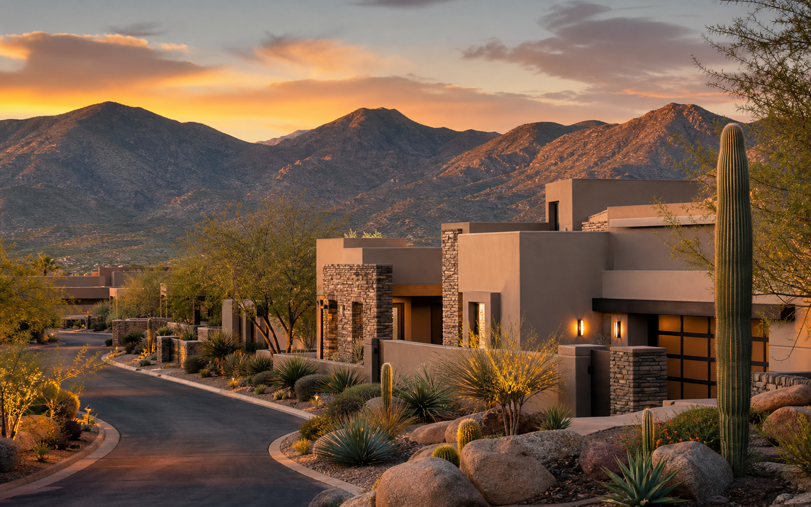 Luxury desert homes