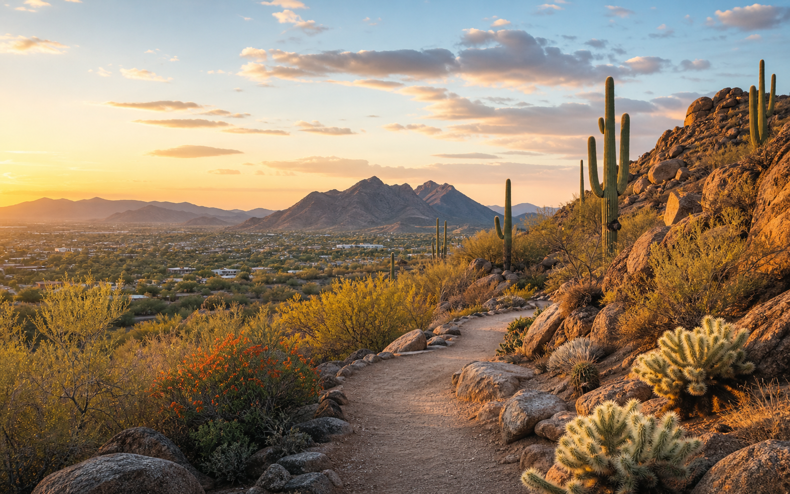 Scottsdale desert trail